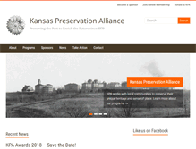 Tablet Screenshot of kpalliance.org